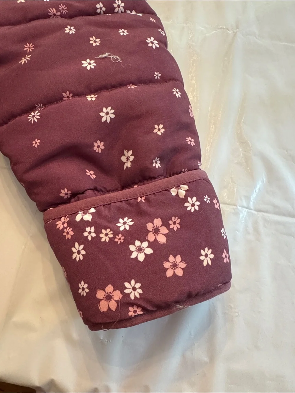 OshKosh B'gosh Plum Floral snowsuit